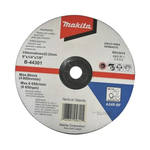 Disco Abrasivo de Desbaste 9"