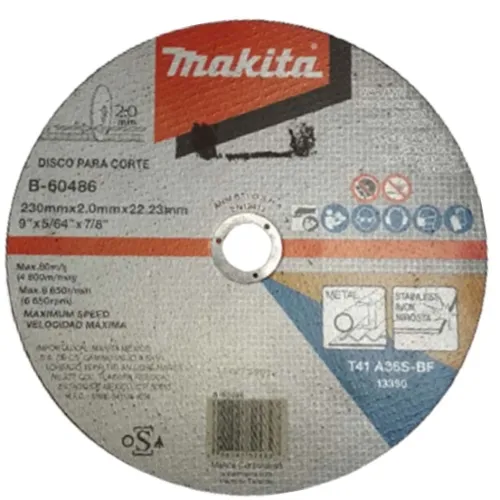 Disco Abrasivo para Corte de Metal 230mm
