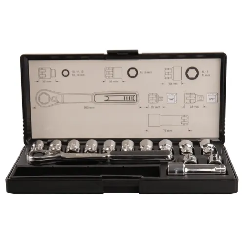 Juego Milimétrico 14 Piezas (Dados + Matraca)