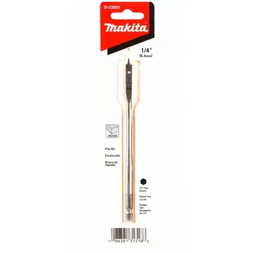 Broca Pala para Madera 3 Puntas 55mm