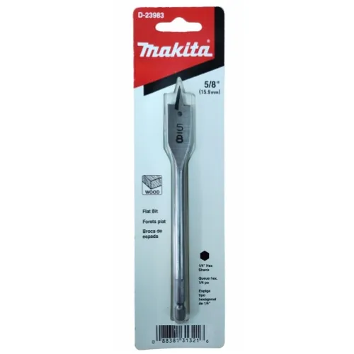 Broca Flat para madera ¾" × 6" Makita 