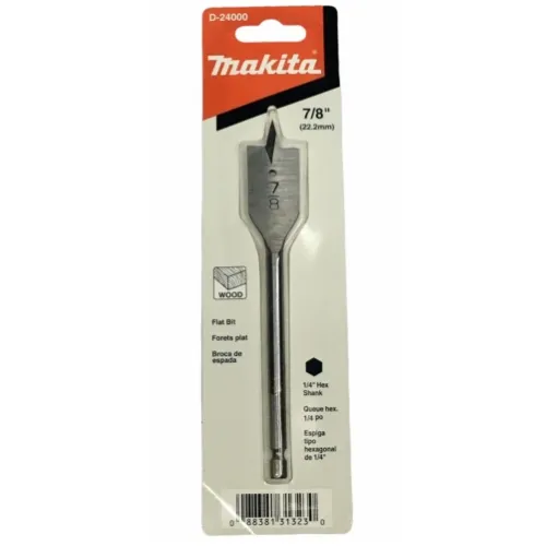 Broca para Madera 3 Puntas 7/8" × 6" MZ