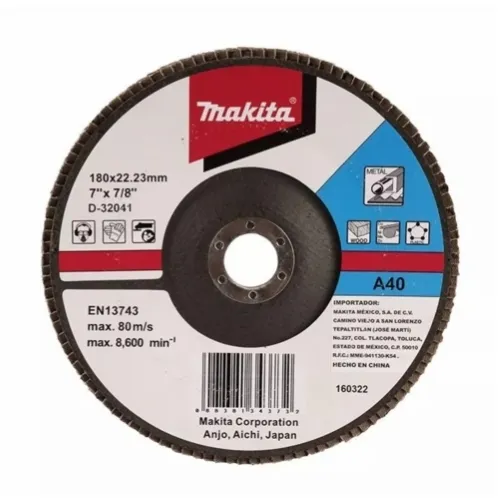 Multidisco de Lija G40 7" con Soporte Textil