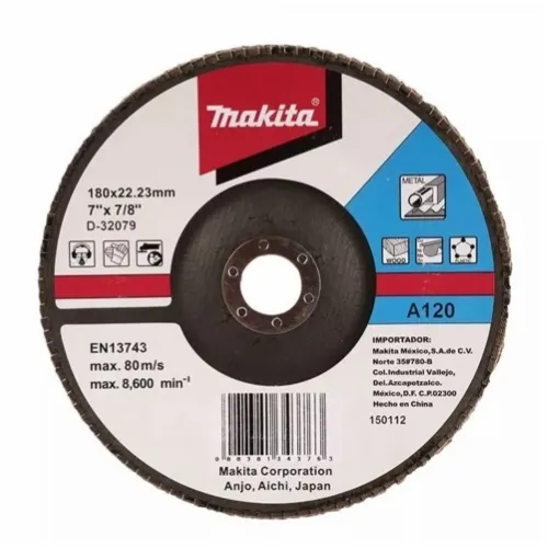 Multidisco de Lija con Soporte Textil G120 7"