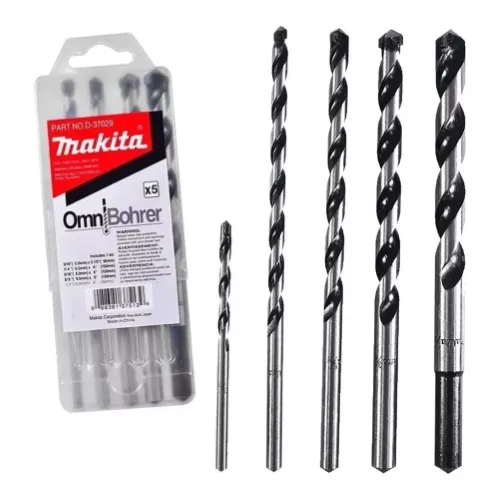 Juego Makita ProDrill SDS-Plus 5 Piezas para Concreto Estructural