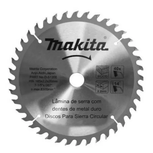 Sierra Circular con Reductor 180mm 2200W