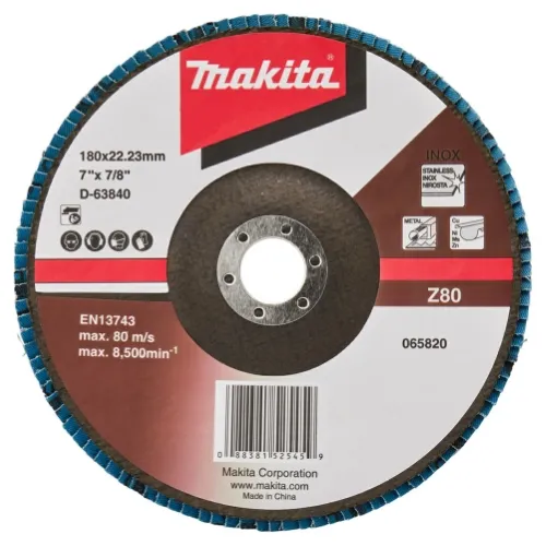 Multidisco Flap Zirconia 7" G80 Base Fibra de Vidrio