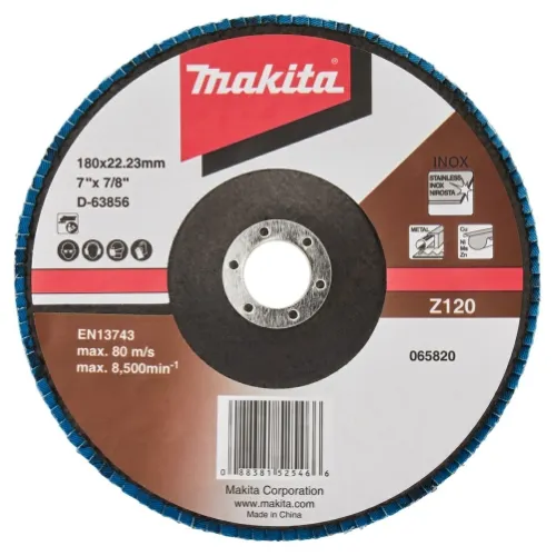 Multidisco Flap Zirconia 7" G120 Base Fibra de Vidrio