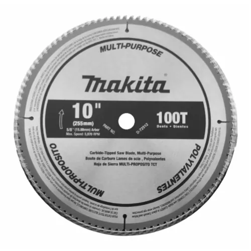 Disco Sierra Multimaterial 10″ × 100 Dientes TCG 