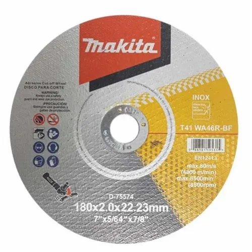 Makita Disco corte inoxidable 7″ x 2 mm