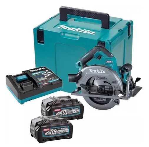 Kit Sierra Circular 185 mm 40V Max XGT Bluetooth (2 Baterías + Cargador + Disco)