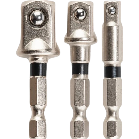 Makita Set adaptadores 1/4", 3/8", 1/2" x 2" 